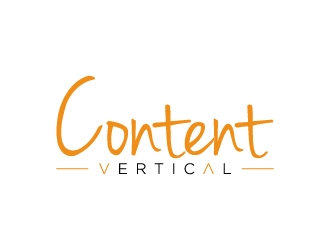 Content Vertical logo design by wongndeso