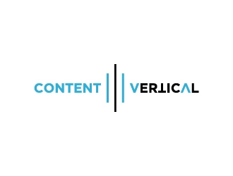 Content Vertical logo design by wongndeso