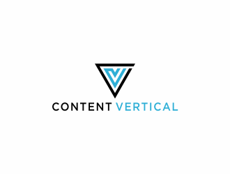 Content Vertical logo design by haidar
