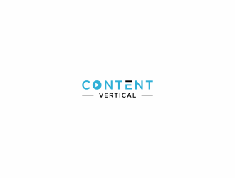 Content Vertical logo design by haidar