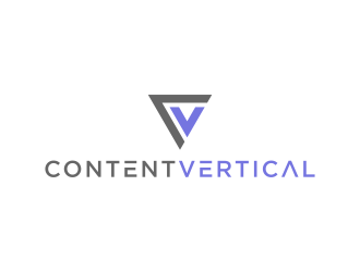 Content Vertical logo design by BlessedArt