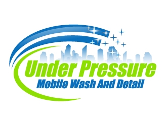 Under Pressure Mobile Wash And Detail logo design by ElonStark