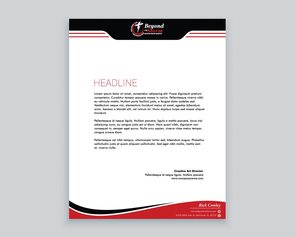 Beyond The Storm logo design by Boomstudioz