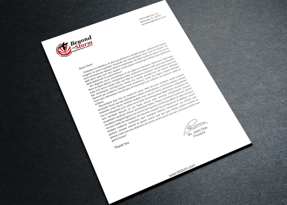 Beyond The Storm logo design by Kindo