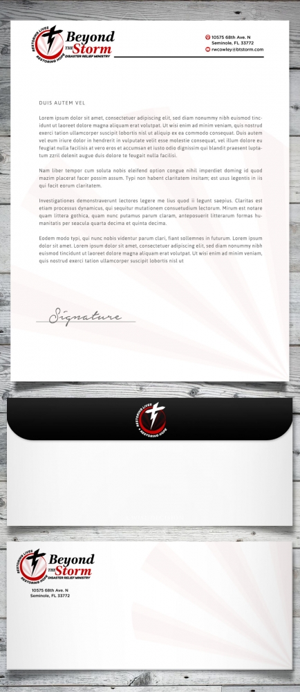 Beyond The Storm logo design by scriotx