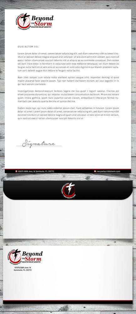 Beyond The Storm logo design by scriotx