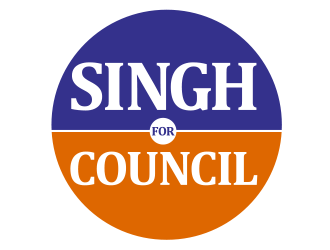 Singh for City Council logo design by schiena