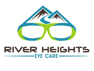 River Heights Eye Care logo design by PMG