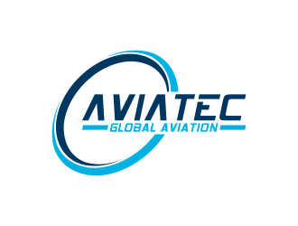 AVIATEC GLOBAL AVIATION logo design by qonaah