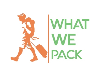 What We Pack logo design by heba