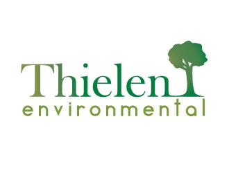 Thielen Environmental  logo design by defeale