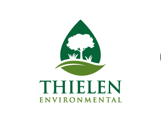 Thielen Environmental  logo design by dchris