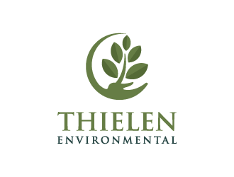 Thielen Environmental  logo design by dchris