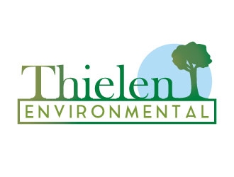 Thielen Environmental  logo design by defeale