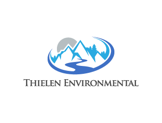 Thielen Environmental  logo design by pencilhand
