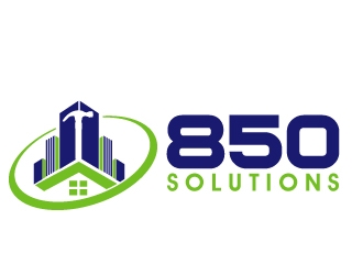 850 SOLUTIONS logo design by PMG