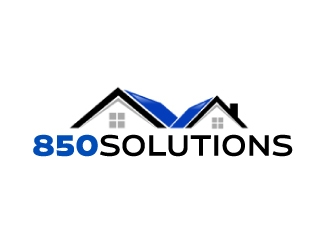 850 SOLUTIONS logo design by ElonStark