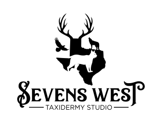 Sevens West Taxidermy Studio logo design by done