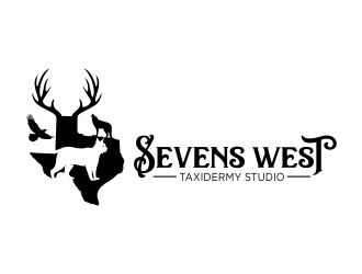 Sevens West Taxidermy Studio logo design by done