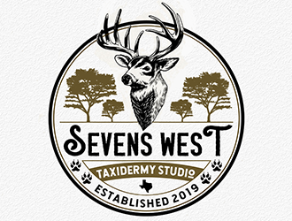 Sevens West Taxidermy Studio logo design by Optimus