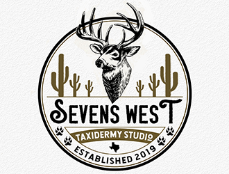 Sevens West Taxidermy Studio logo design by Optimus