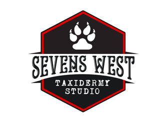 Sevens West Taxidermy Studio logo design by kunejo