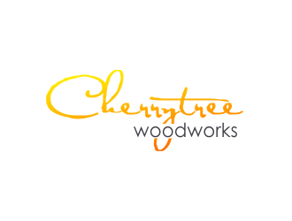 cherrytree woodworks logo design by ROSHTEIN