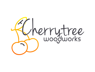 cherrytree woodworks logo design by ROSHTEIN