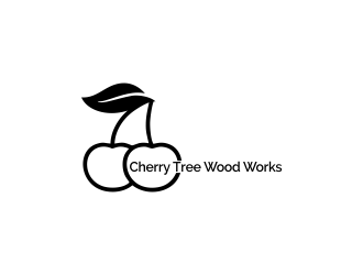 cherrytree woodworks logo design by oke2angconcept