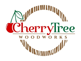 cherrytree woodworks logo design by jaize