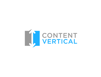 Content Vertical logo design by bomie