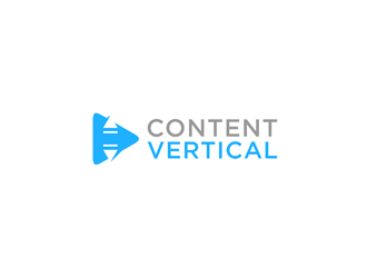 Content Vertical logo design by bomie