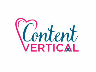 Content Vertical logo design by agus