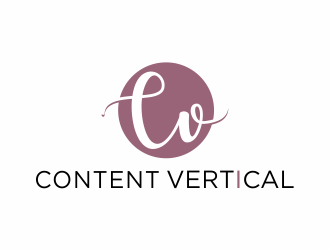 Content Vertical logo design by agus