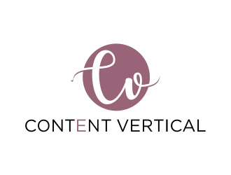 Content Vertical logo design by agus