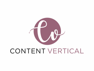 Content Vertical logo design by agus