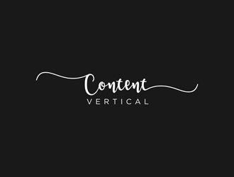 Content Vertical logo design by alby