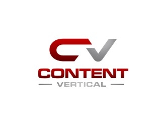 Content Vertical logo design by EkoBooM