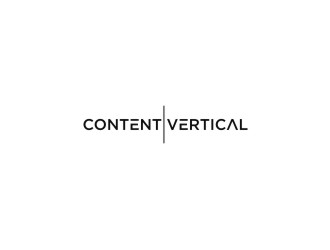 Content Vertical logo design by EkoBooM