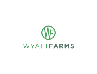 Wyatt Farms logo design by Kanya