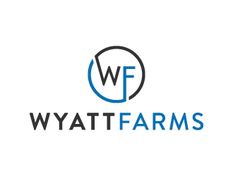 Wyatt Farms logo design by akilis13