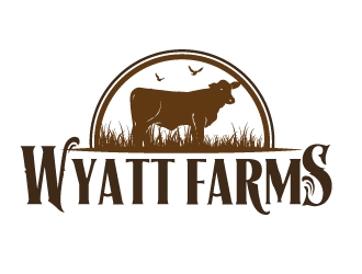 Wyatt Farms logo design by ElonStark