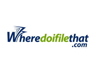 wheredoifilethat.com (where do I file that.com) logo design by hidro