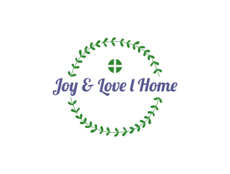 Joy & Love l Home logo design by BlessedArt