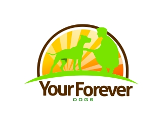 Your Forever Dogs logo design by vicafo