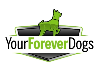 Your Forever Dogs logo design by ElonStark