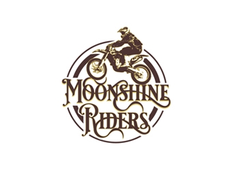 Moonshine Riders logo design by Roma