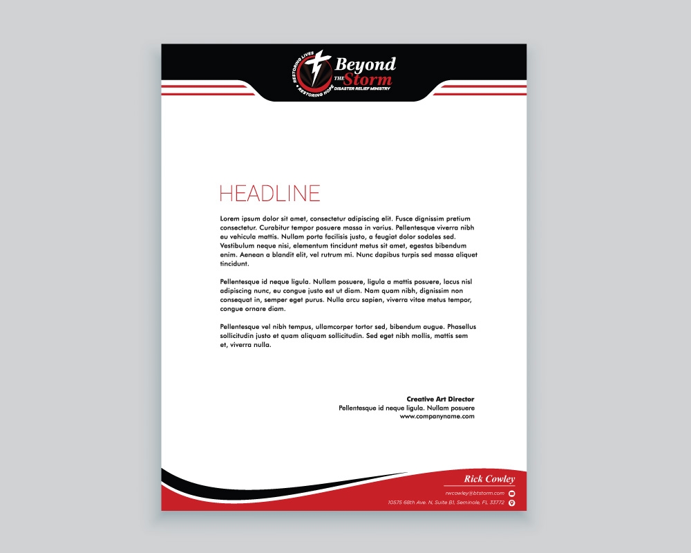 Beyond The Storm logo design by Boomstudioz