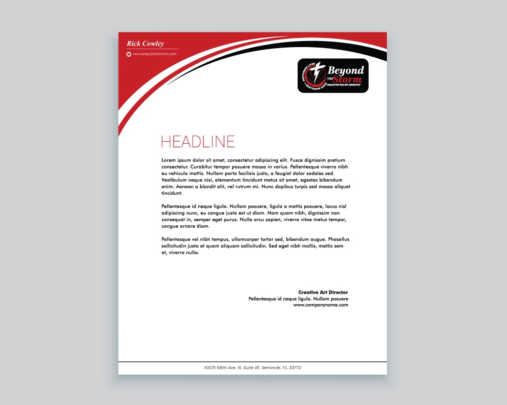 Beyond The Storm logo design by Boomstudioz