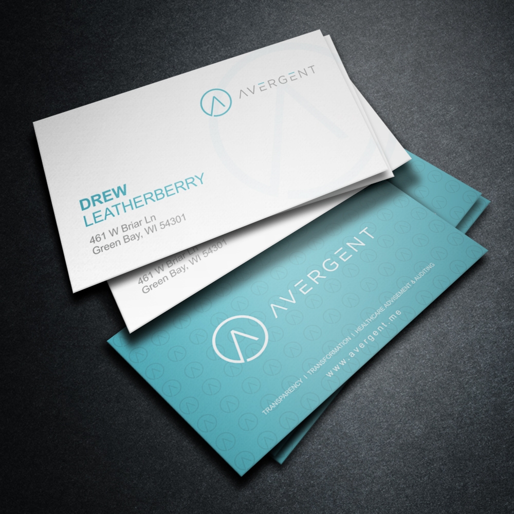 Avergent logo design by Kindo